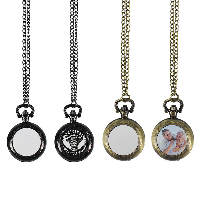 Women Fashion Jewellery - สร้อยคอจี้นาฬิกาพกโลหะวินเทจแบบกำหนดเอง สร้อยคอนาฬิกาคลาสสิก เครื่องประดับแฟชั่นสำหรับผู้ชายและผู้หญิง