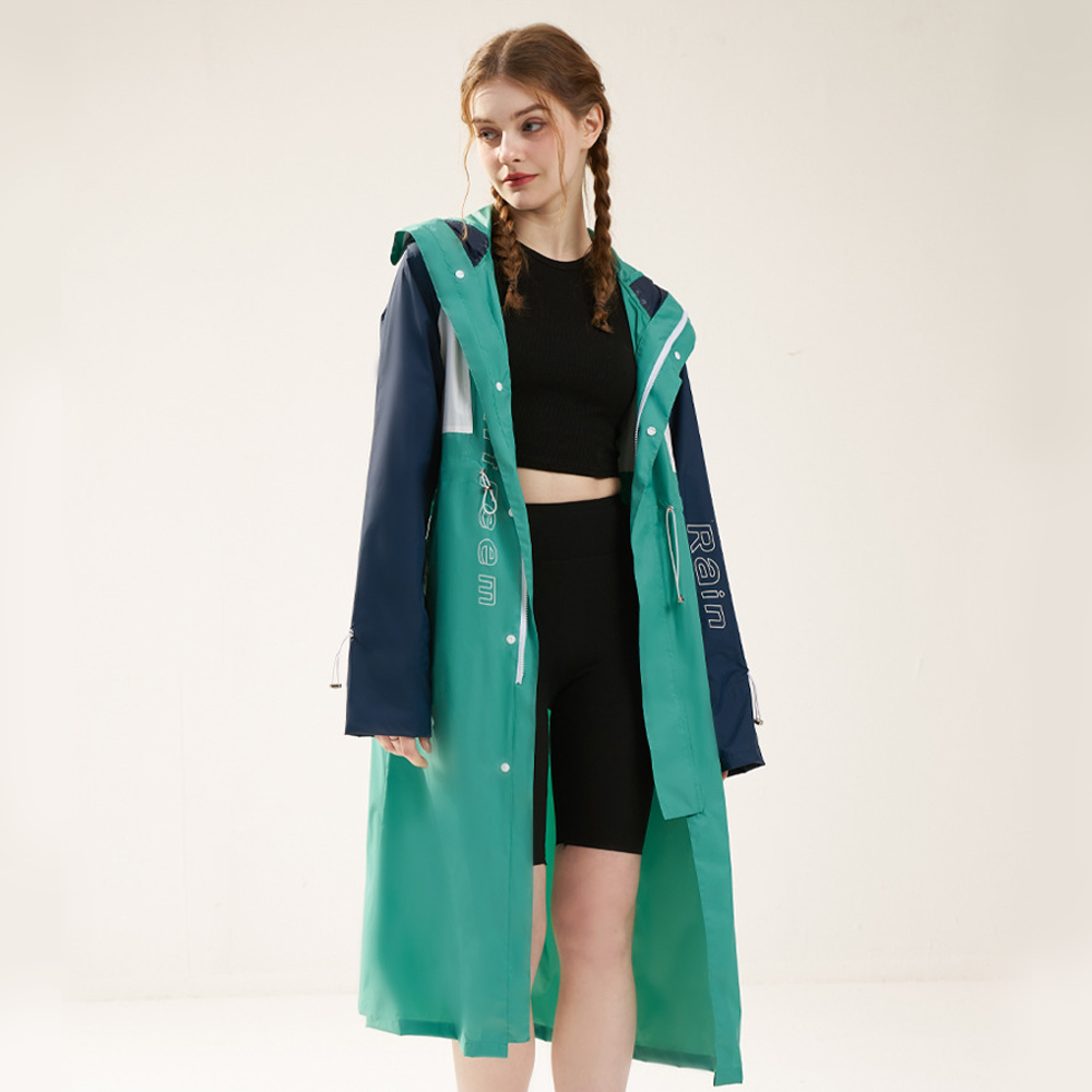 Women'S Fashion Raincoat - 2026 ใหม่เสื้อโค้ทยาวผู้หญิงเสื้อกันลมกันน้ำ UV ป้องกันแสงแดดเสื้อกันฝนน้ำหนักเบาแฟชั่นกลางแจ้งเสื้อพาร์กา