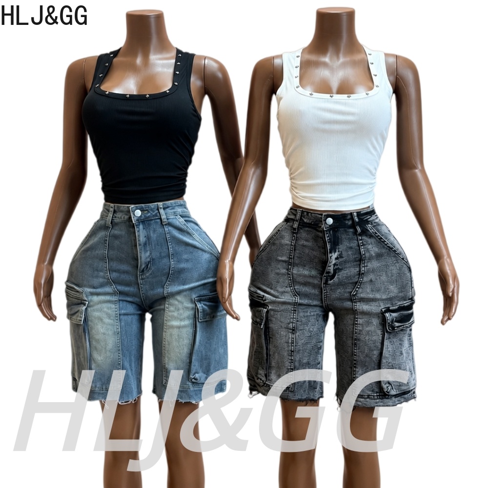 ชุดเซ็ตสองชิ้น HLJ&GG แฟชั่นเด - Women Fashion Jeans Top บทวิจารณ์และราคา