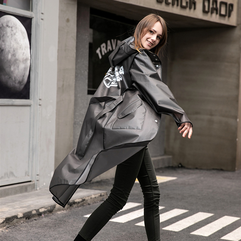 2021 แฟชั่นผู้ใหญ่ยาวเสื้อกันฝ - Women'S Fashion Raincoat บทวิจารณ์และราคา