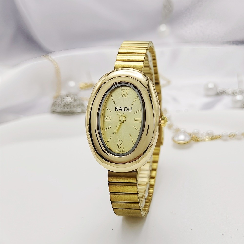 นาฬิกาผู้หญิงทรงวงรี นาฬิกาข้อ - Fashion Women Watch บทวิจารณ์และราคา