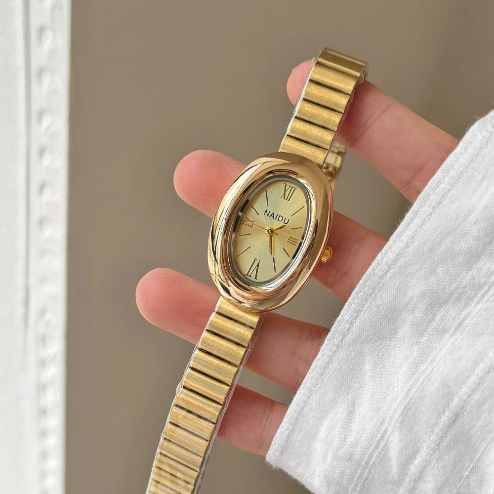นาฬิกาผู้หญิงทรงวงรี นาฬิกาข้อ - Fashion Women Watch บทวิจารณ์และราคา