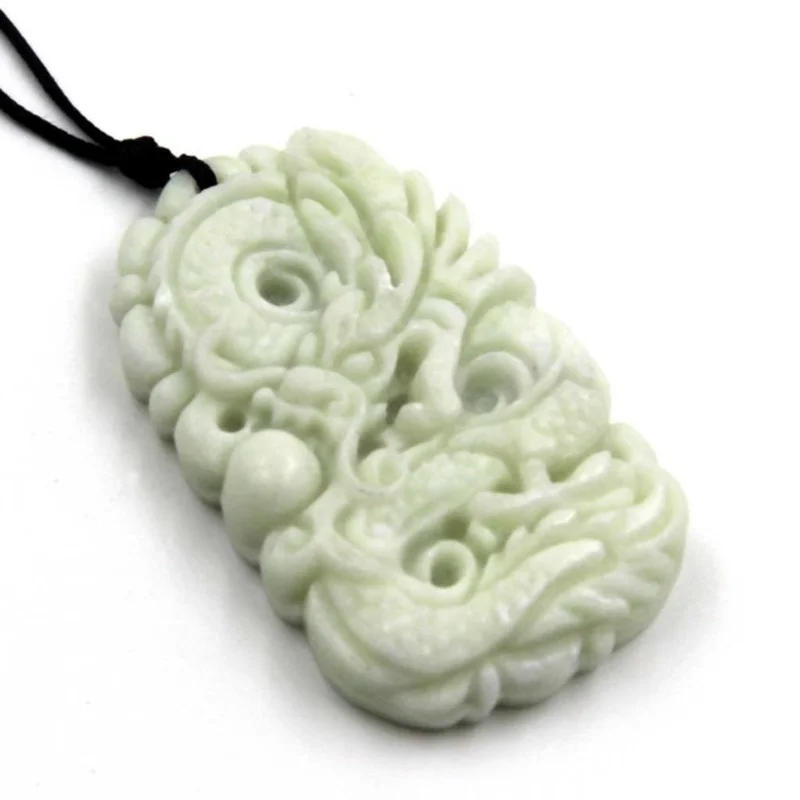 หยกสีขาวธรรมชาติ Dragon Phoeni - Women'S Fashion บทวิจารณ์และราคา