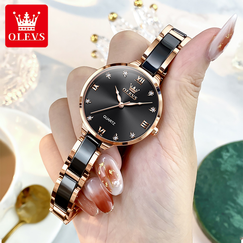 OLEVS 5872 นาฬิกาผู้หญิงนาฬิกา - Fashion Women Watch บทวิจารณ์และราคา