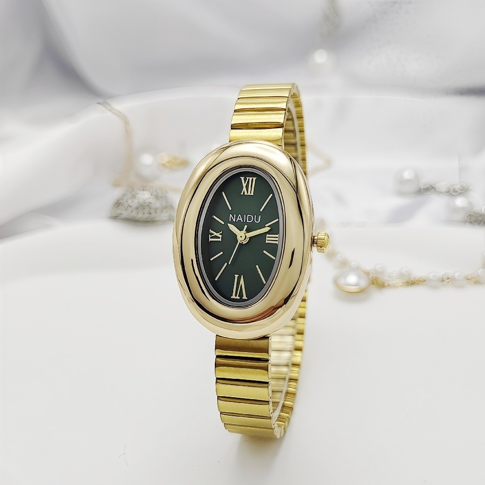 นาฬิกาข้อมือผู้หญิงทรงรี ดีไซน - Fashion Women Watch บทวิจารณ์และราคา