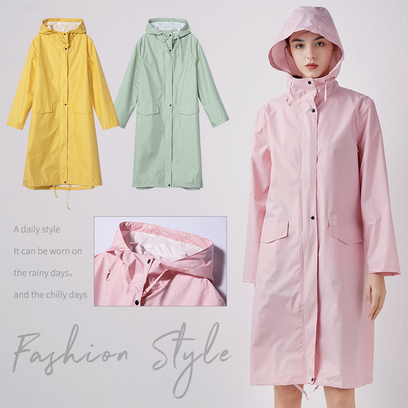 ใหม่แฟชั่นผู้หญิงน้ําหนักเบาBr - Women'S Fashion Raincoat บทวิจารณ์และราคา
