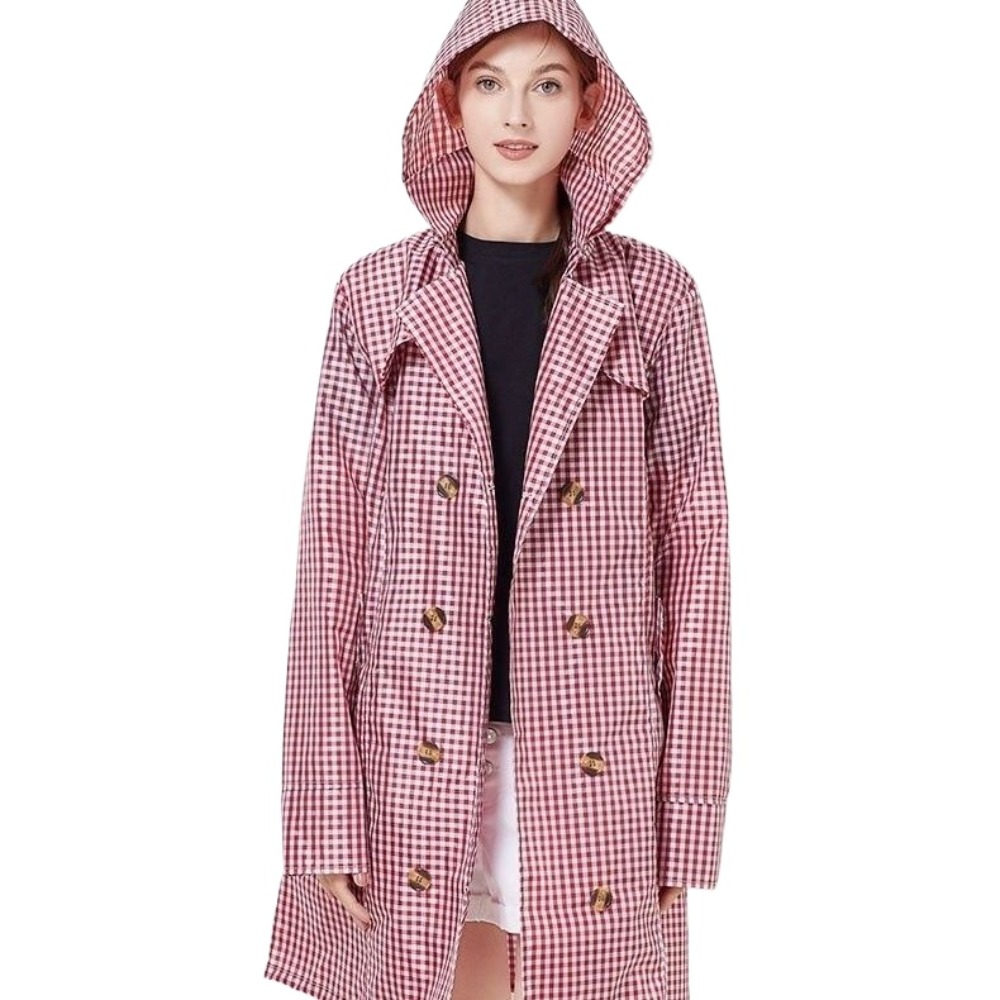 เสื้อกันฝนน้ำหนักเบาสำหรับผู้ใ - Women'S Fashion Raincoat บทวิจารณ์และราคา