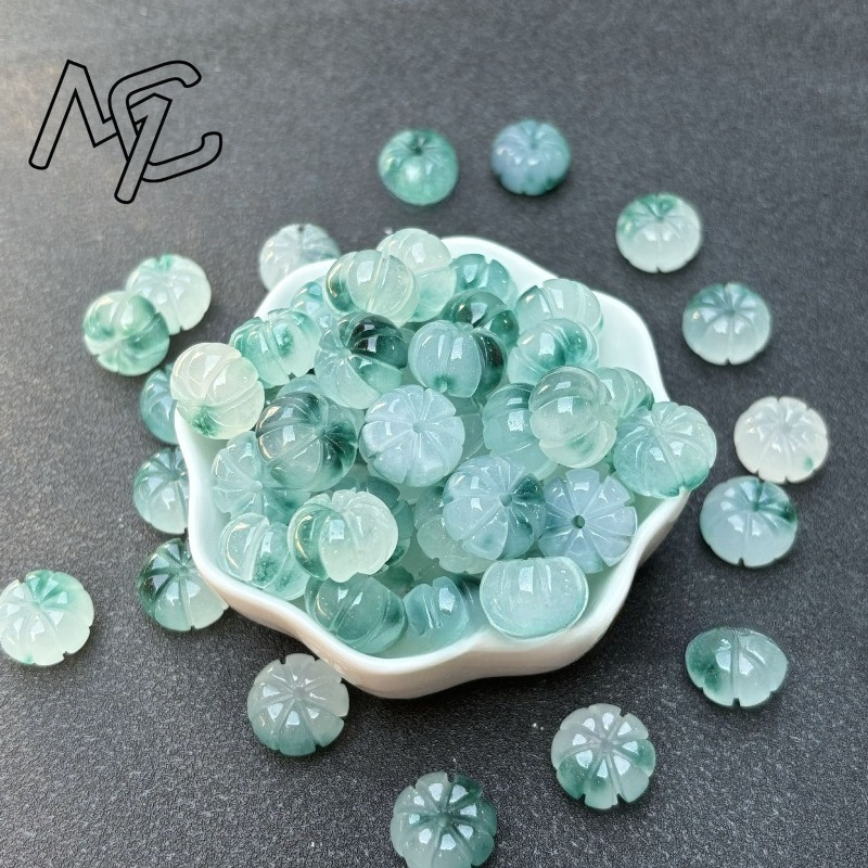 10pcs สีเขียวหยกฟักทองลูกปัด D - Women Fashion Jewellery บทวิจารณ์และราคา