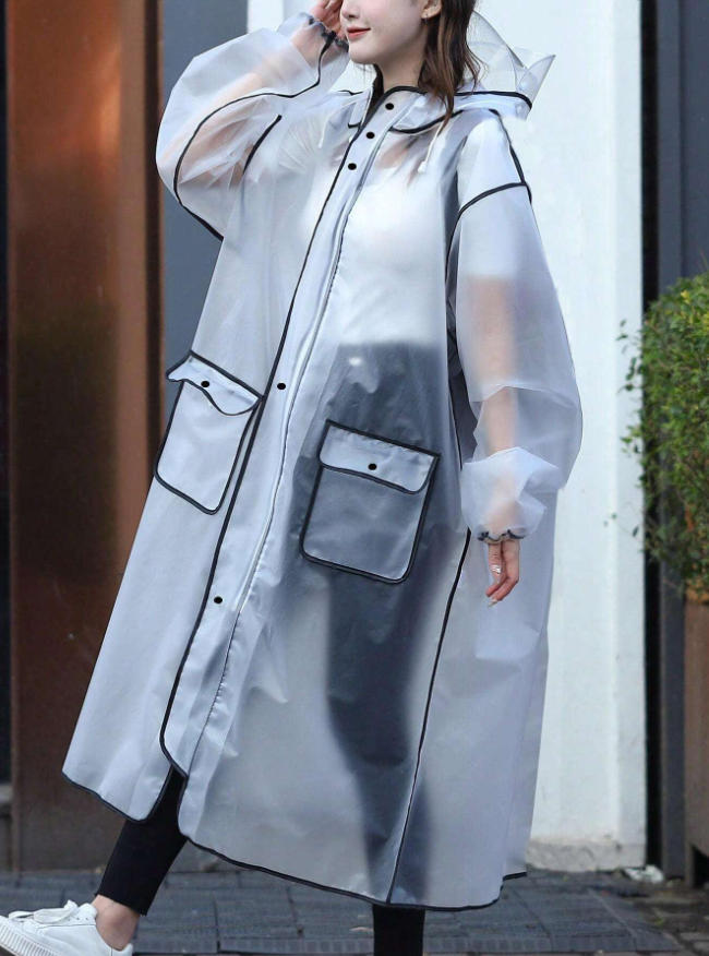 เสื้อกันฝนแฟชั่นอเนกประสงค์แบบ - Women'S Fashion Raincoat บทวิจารณ์และราคา