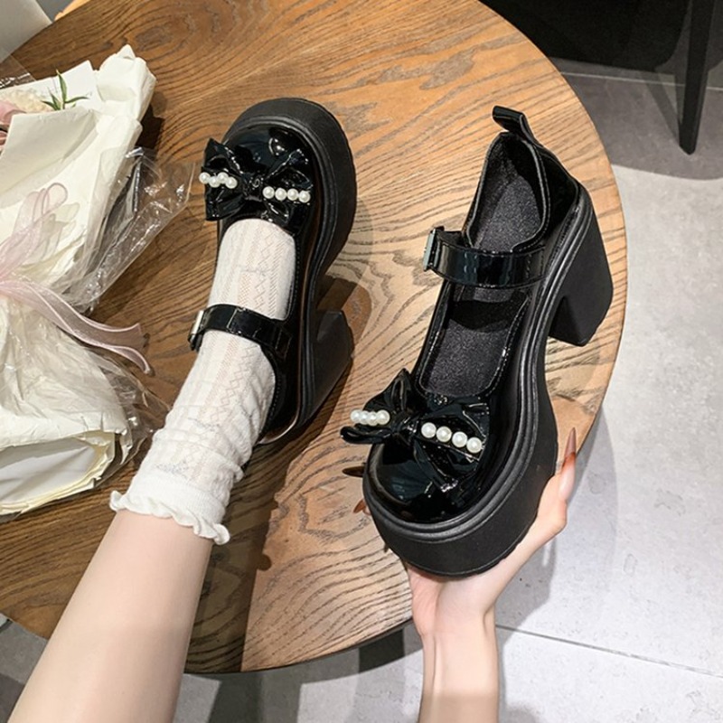 รองเท้าโลลิต้าสีดำ ปี 2026 รอง - Women'S Fashion Footwear บทวิจารณ์และราคา