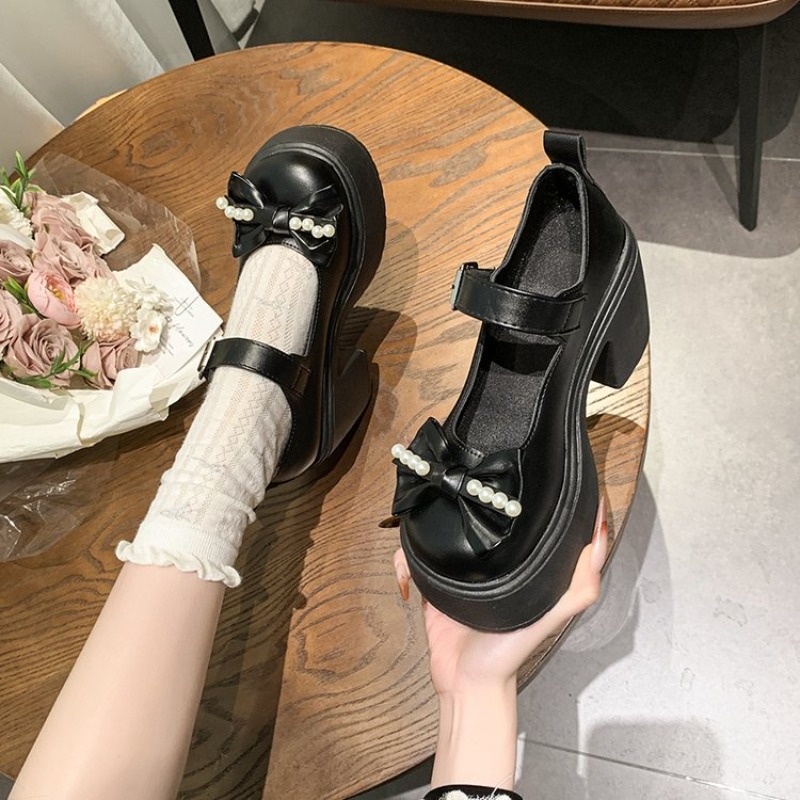 รองเท้าโลลิต้าสีดำ ปี 2026 รอง - Women'S Fashion Footwear บทวิจารณ์และราคา