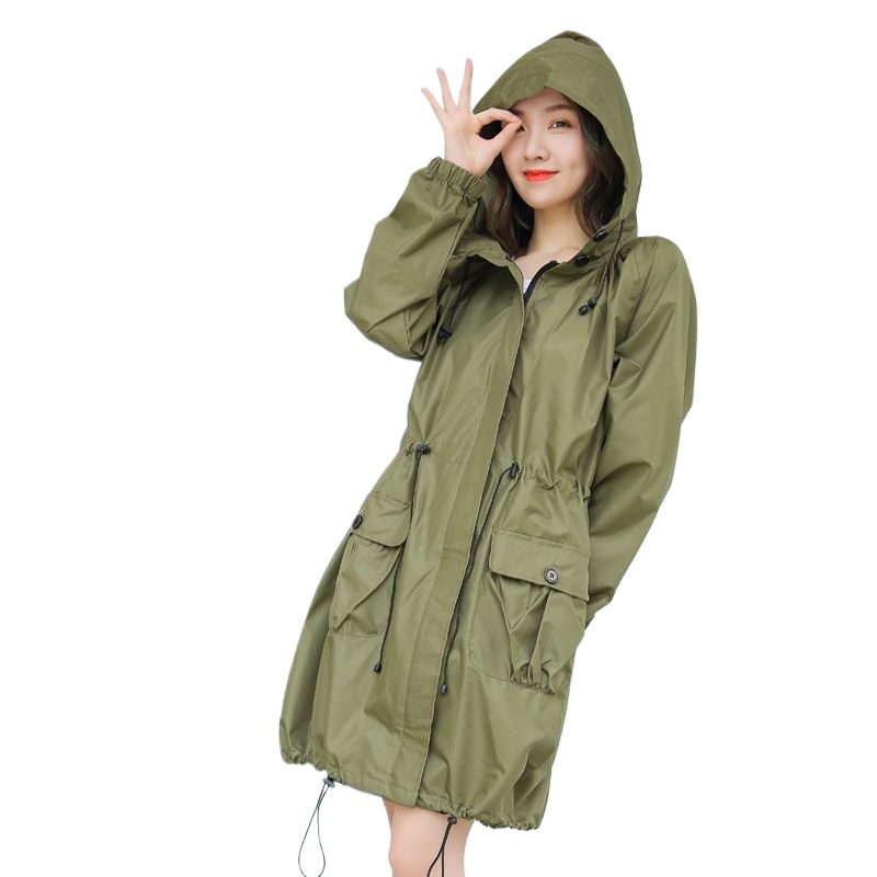 เสื้อกันฝนน้ำหนักเบาสำหรับผู้ห - Women'S Fashion Raincoat บทวิจารณ์และราคา