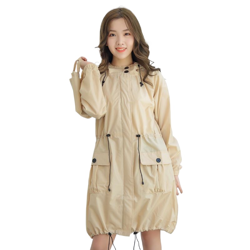 เสื้อกันฝนน้ำหนักเบาสำหรับผู้ห - Women'S Fashion Raincoat บทวิจารณ์และราคา