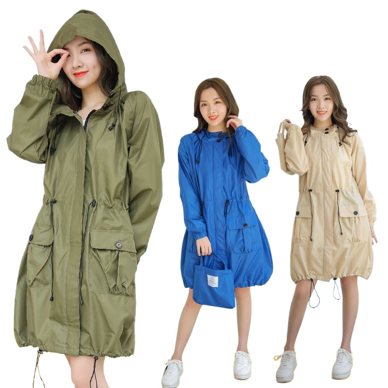 เสื้อกันฝนน้ำหนักเบาสำหรับผู้ห - Women'S Fashion Raincoat บทวิจารณ์และราคา