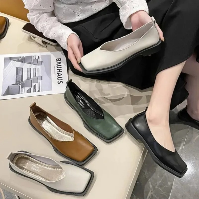รองเท้าส้นเตี้ยสไตล์โรมันสำหรั - Women'S Fashion Footwear บทวิจารณ์และราคา