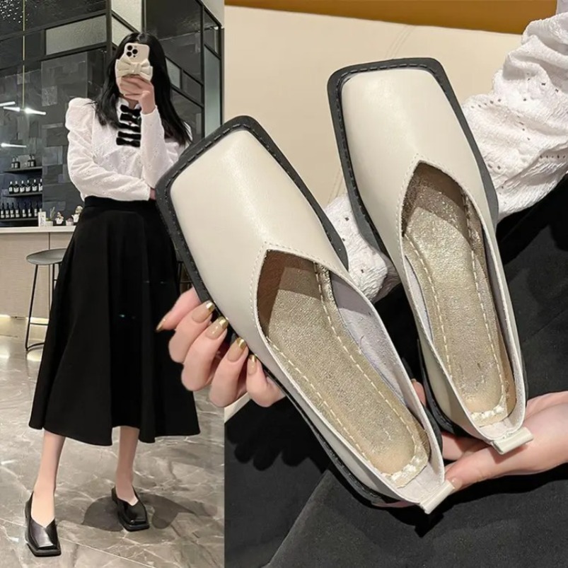 รองเท้าส้นเตี้ยสไตล์โรมันสำหรั - Women'S Fashion Footwear บทวิจารณ์และราคา