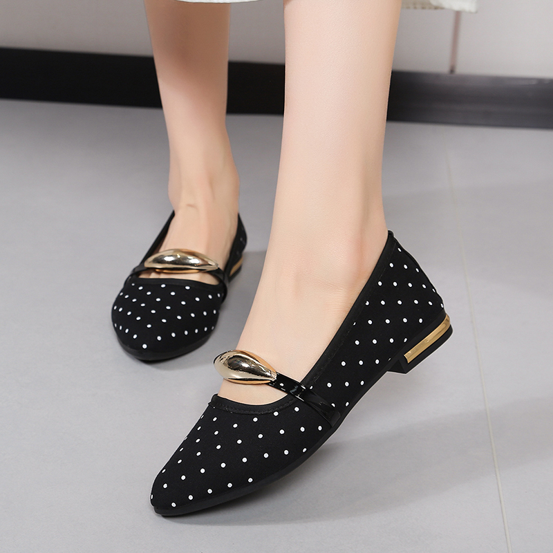 รองเท้าส้นเตี้ยทรงแหลม ดีไซน์ห - Women'S Fashion Footwear บทวิจารณ์และราคา