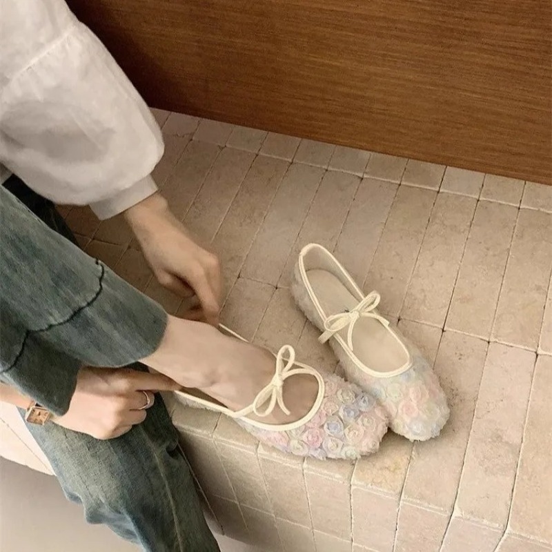 รองเท้าแมรี่เจนตาข่ายลายกุหลาบ - Women'S Fashion Footwear บทวิจารณ์และราคา