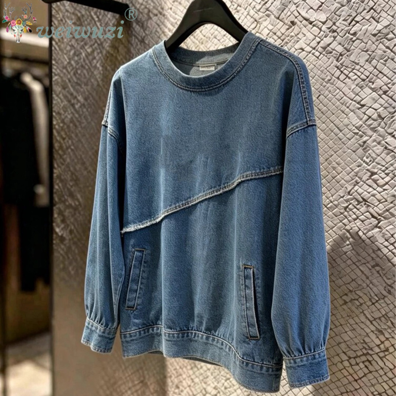 เสื้อแจ็คเก็ตยีนส์ผู้หญิง ทรงไ - Women Fashion Jeans Top บทวิจารณ์และราคา