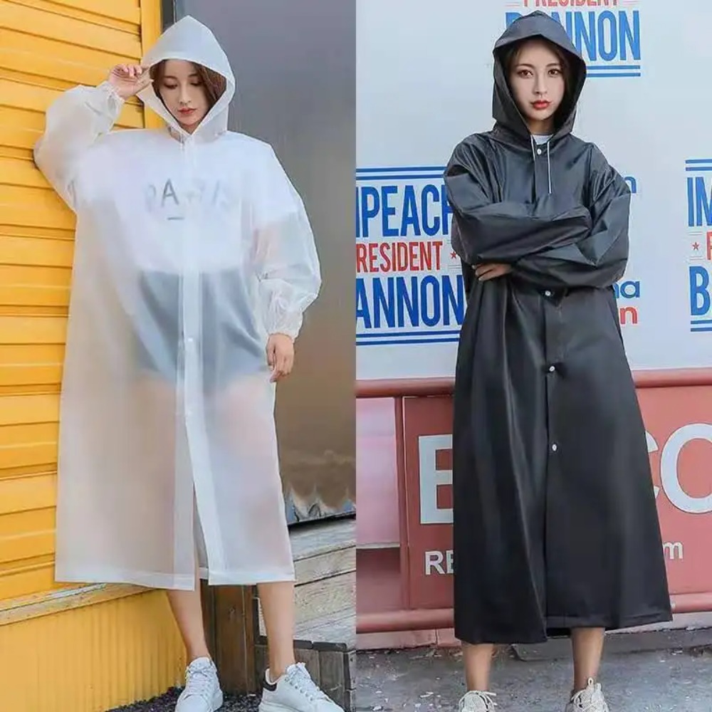 เสื้อกันฝนแบบใหม่ กันน้ำ สำหรั - Women'S Fashion Raincoat บทวิจารณ์และราคา
