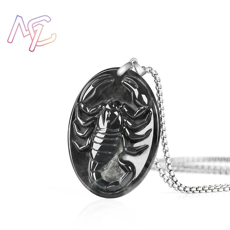 หยกพม่าจี้รูปแมงป่องสร้อยคอหรู - Women Fashion Designer บทวิจารณ์และราคา