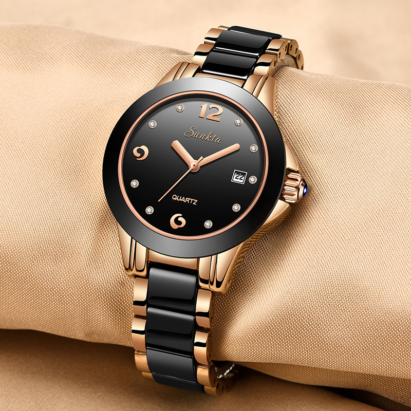 นาฬิกาข้อมือผู้หญิง LIGE Sunkt - Fashion Women Watch บทวิจารณ์และราคา