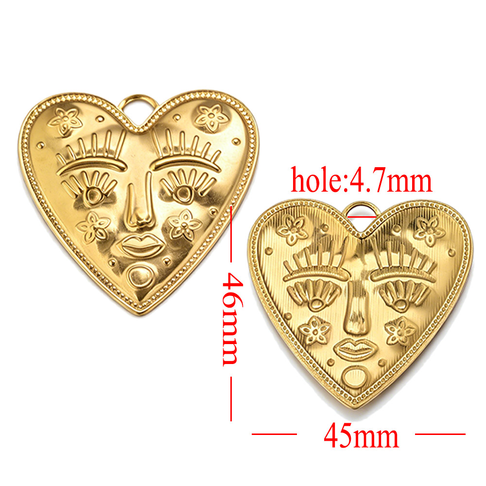 จี้รูปหัวใจขนาดใหญ่ 5 ชิ้น ทำจ - Women Fashion Jewellery บทวิจารณ์และราคา