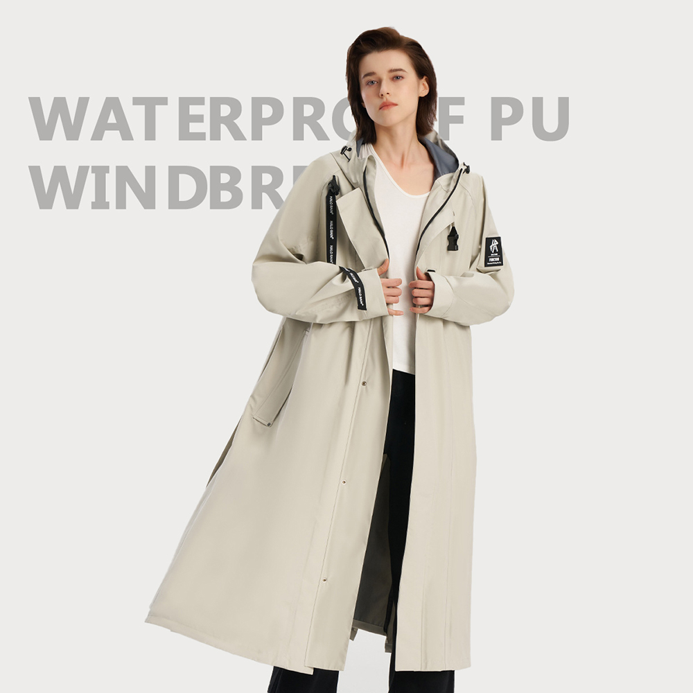 แฟชั่นเสื้อกันฝนกันลมเสื้อกันฝ - Women'S Fashion Raincoat บทวิจารณ์และราคา
