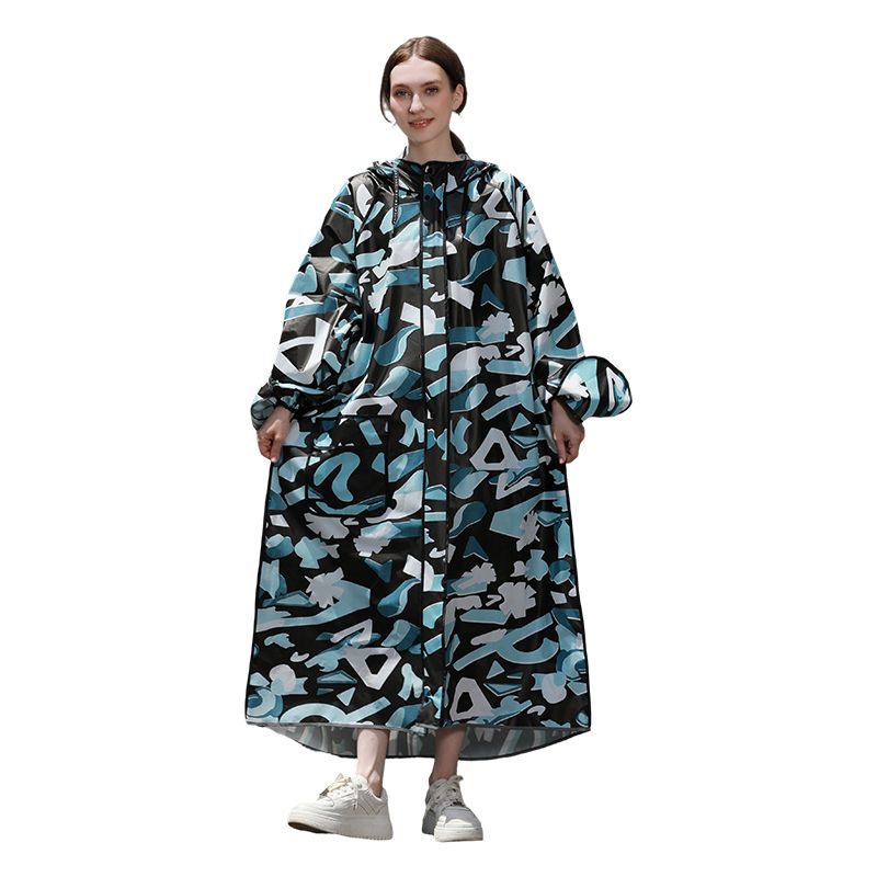 เสื้อกันฝนลายพรางแบบยาวสำหรับผ - Women'S Fashion Raincoat บทวิจารณ์และราคา